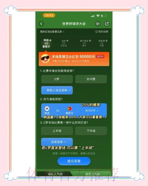 世界杯竞猜热门精选与实用攻略